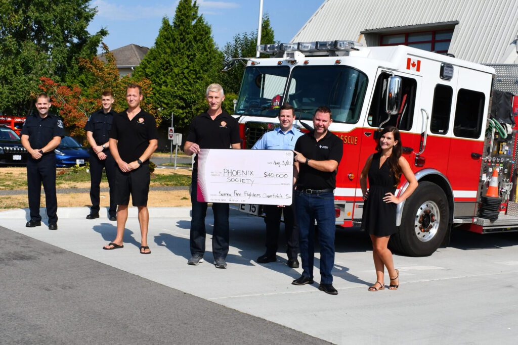 Read more on Surrey Fire Fighters donate $40,000 to Phoenix Society for new youth mental health program